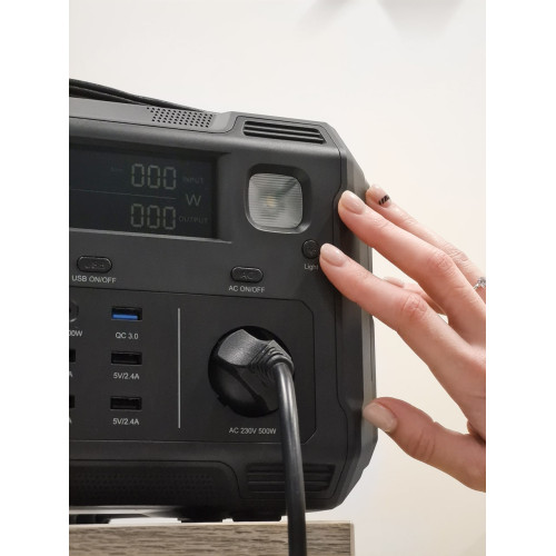 Зарядная станция  Choetech 500W Type-C/USB/DC/AC - фото №11